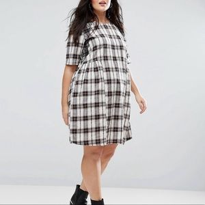 Asos Junarose Check Dress